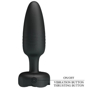 PRETTY LOVE - TARION PLUG ANAL AVEC LUMIÃRE LED NOIR 12,5 CM